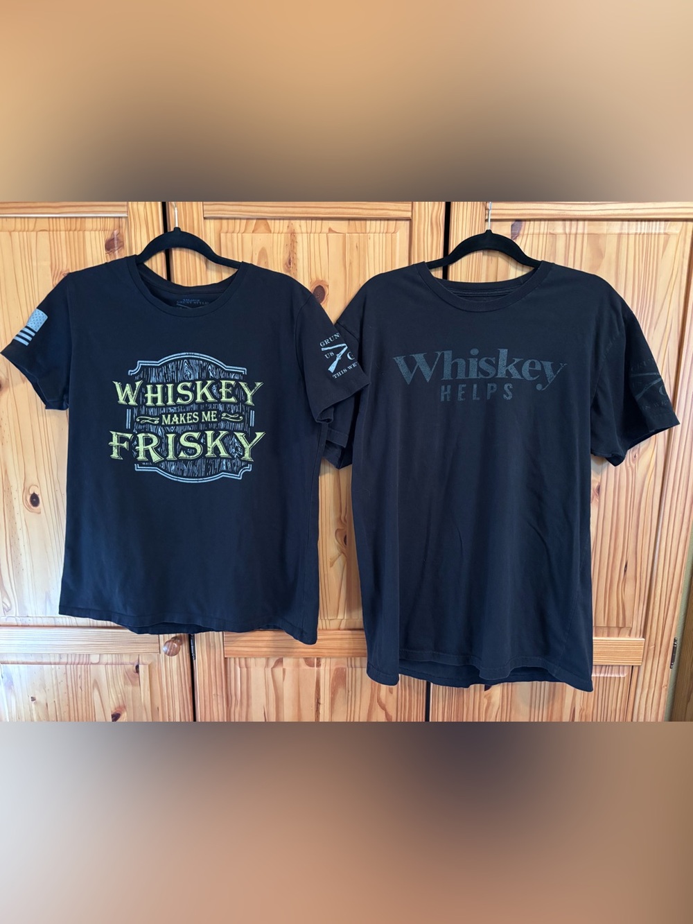 Grunt Style BOGO DEAL Trending Black Whiskey Graphic Tees 2 for $35.00!!